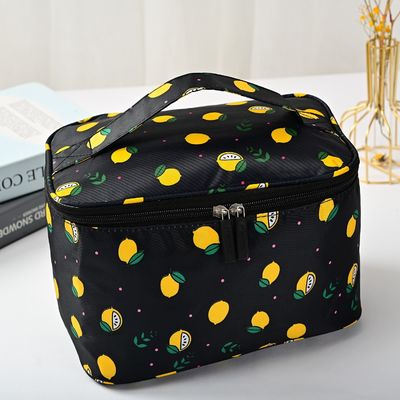 Box de maquillage professionnel avec fermeture à fermeture à glissière Fashion Style Custom Cosmetic Box