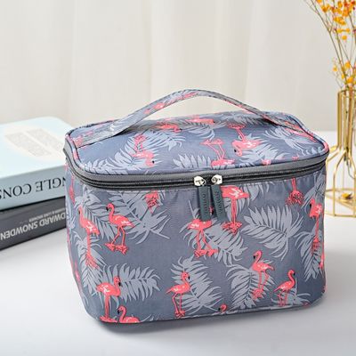 Box de maquillage professionnel avec fermeture à fermeture à glissière Fashion Style Custom Cosmetic Box