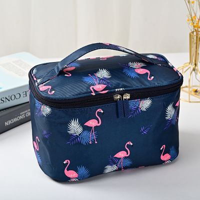 Box de maquillage professionnel avec fermeture à fermeture à glissière Fashion Style Custom Cosmetic Box