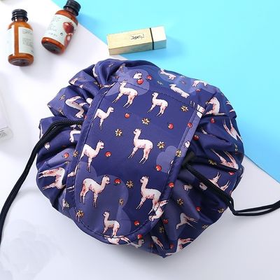 Logo personnalisé imprimé sac cosmétique à cordes d'Oxford pour le dernier style à la mode