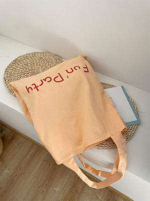 Logo personnalisé pour femmes Eco design floral réutilisable imprimé coton naturel recyclé toile sac à dos