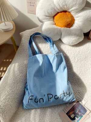 Logo personnalisé pour femmes Eco design floral réutilisable imprimé coton naturel recyclé toile sac à dos