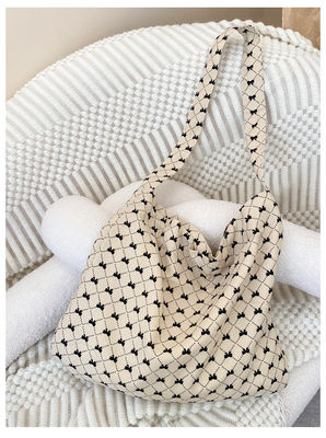 Sac à main imprimé pour femmes à grande capacité pour le trajet et les achats