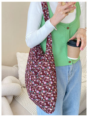 Sac à main imprimé pour femmes à grande capacité pour le trajet et les achats