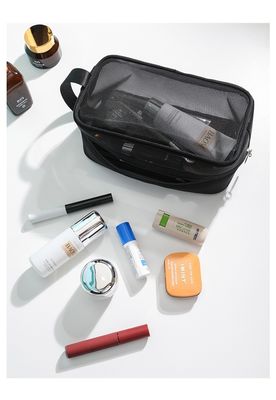 Sacoche cosmétique à fermeture à glissière en nylon La meilleure sacoche en nylon pour femmes