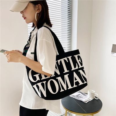 Large capacité surdimensionné toile coton sac de shopping pour le pique-nique sur la plage Logo personnalisé