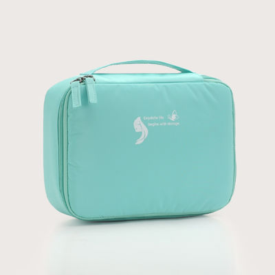OEM/ODM acceptable sac de maquillage en nylon personnalisé pour les voyages et conception transparente