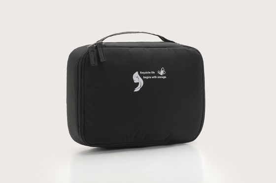 OEM/ODM acceptable sac de maquillage en nylon personnalisé pour les voyages et conception transparente