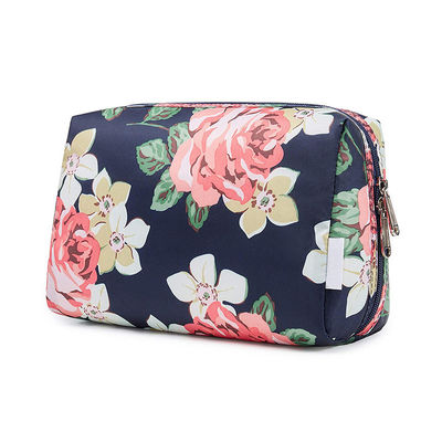 Cas de sac de maquillage recyclé sur mesure en polyester pour une organisation de beauté écologique