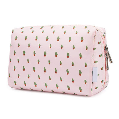 Cas de sac de maquillage recyclé sur mesure en polyester pour une organisation de beauté écologique