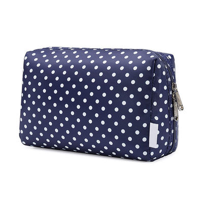 Cas de sac de maquillage recyclé sur mesure en polyester pour une organisation de beauté écologique