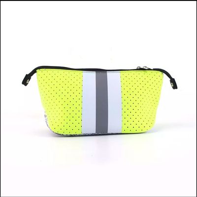 Fermeture à fermeture à glissière Sac de maquillage en néoprène pour les cosmétiques Commodité et protection imperméable