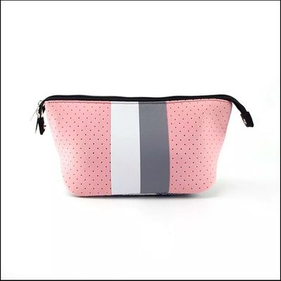 Fermeture à fermeture à glissière Sac de maquillage en néoprène pour les cosmétiques Commodité et protection imperméable
