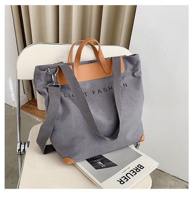 Sacs à dos en toile écologique recyclé simple en vrac gros calico coton biologique