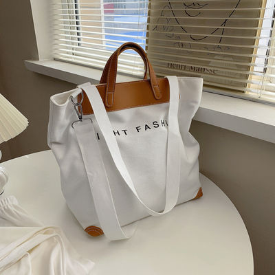 Sacs à dos en toile écologique recyclé simple en vrac gros calico coton biologique