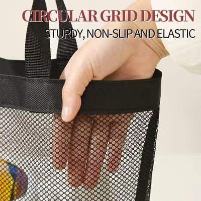 Sacs à main de plage en maille essentielle d'été avec plusieurs poches et couleur personnalisée