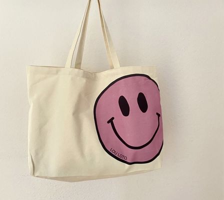Gros sacs en coton avec poche et fermeture à glissière en modèle d' autruche avec matériau