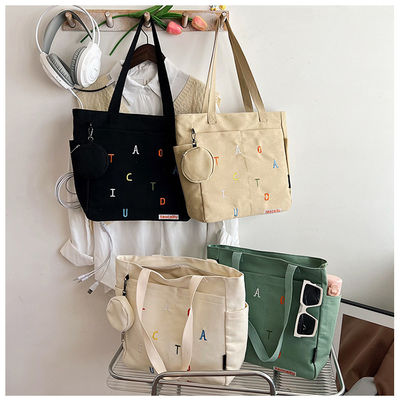 Sacs à main en toile de 2023 pour femme douce en taille moyenne 30-50 cm couleur personnalisée