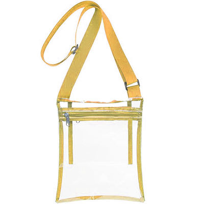 Sac de messagerie en PVC imperméable à l'eau pour épaule d'homme Sac à main de couleur personnalisé avec un design clair