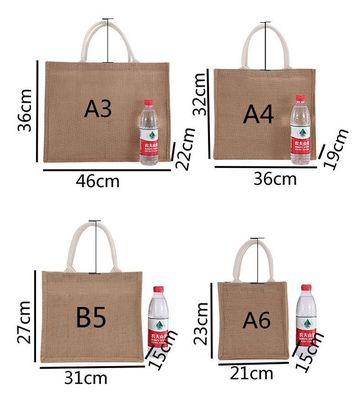 Mode Sac à main en lin pour femmes à main de voyage réutilisable Tote sac à soupes pour acheter des cadeaux