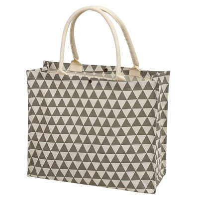 Sacs à main en lin de coton écologique de grande taille Sacs à main en coton de chanvre de la Hesse Sacs à main de jute avec conception personnalisée