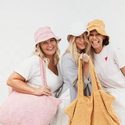 Style en boucle douce pour femmes, serviette en tissu Terry sur mesure, gros sac pour le gymnase, nuit et plage