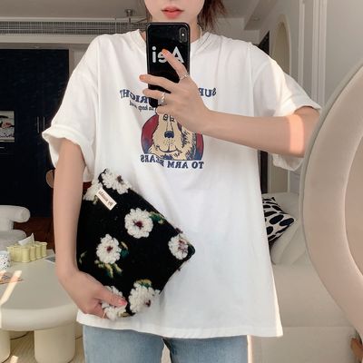 Sacs de rangement en peluche de style japonais
