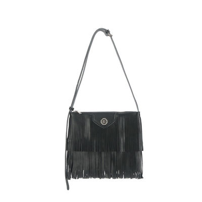 Polyester Médium Eco Friendly Cadeaux de demoiselles d'honneur personnalisés Nature Frange Tasse Tassel Tote Sac pour femmes