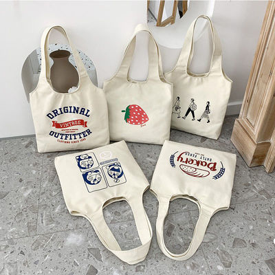 Sac à main personnalisé sac de shopping en toile de coton recyclable avec marque personnalisée