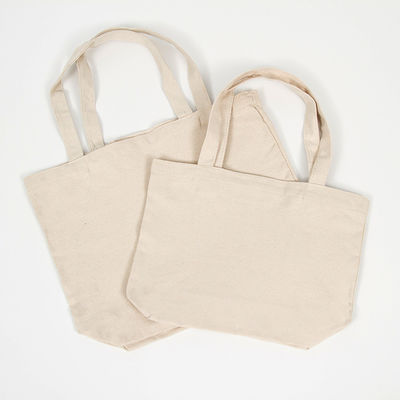 Taille moyenne Logo imprimé sur mesure conception sac de coton en noir blanc rose couleur naturelle