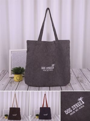 Des sacs à main en sublimation personnalisée avec logo en toile de polyester blanc