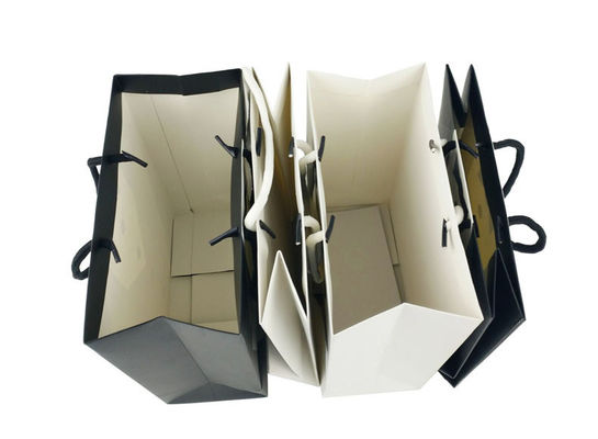 Petite entreprise Logo personnalisé Accepté Sac en papier biodégradable recyclable Emballage cadeau