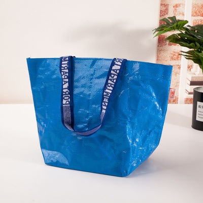 Sacs de magasinage tissés Pp imperméables à l'eau pour la promotion de couleurs personnalisées et écologiques