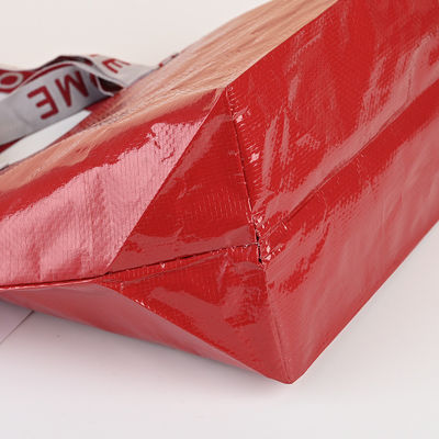 Coloris personnalisés en polypropylène laminé à charge lourde imprimé sac à main tissé