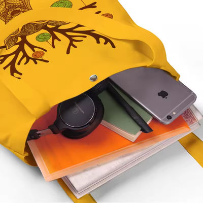 Les derniers modèles de sacs de magasinage sur mesure sacs de toile avec impression en couleurs