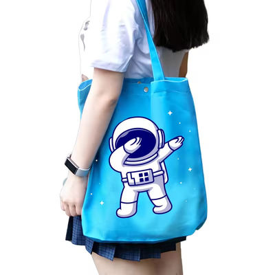 Les derniers modèles de sacs de magasinage sur mesure sacs de toile avec impression en couleurs