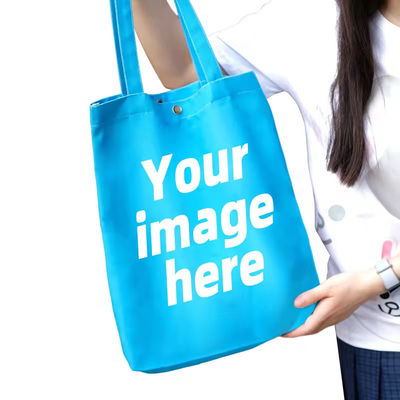 Les derniers modèles de sacs de magasinage sur mesure sacs de toile avec impression en couleurs