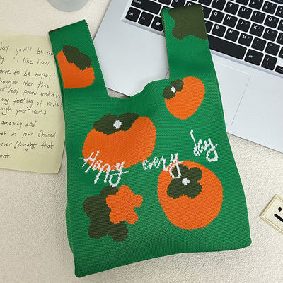 Mode de luxe modèle de fleurs mini sac à main femme sac à main de magasinage mignon sac à tricot