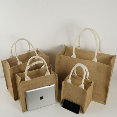 Sac à main en lin en tissu naturel pour mariage