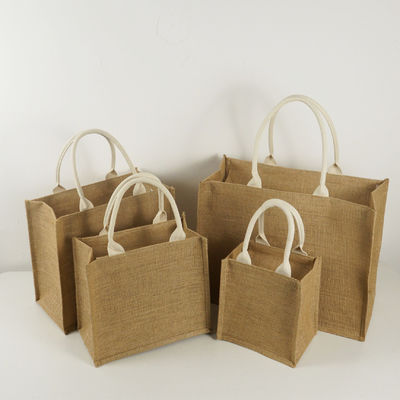 Sac à main en lin en tissu naturel pour mariage