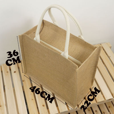 Sac à main en lin en tissu naturel pour mariage