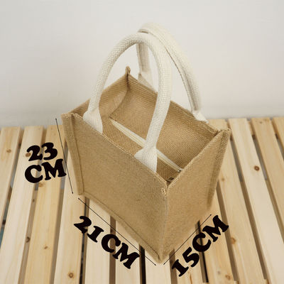 Sac à main en lin en tissu naturel pour mariage