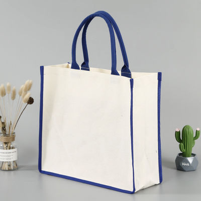 Sac à main personnalisé en coton carré en coton pour la publicité