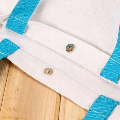 Logo personnalisé accepté Gros sac à glissière en coton pour les besoins commerciaux