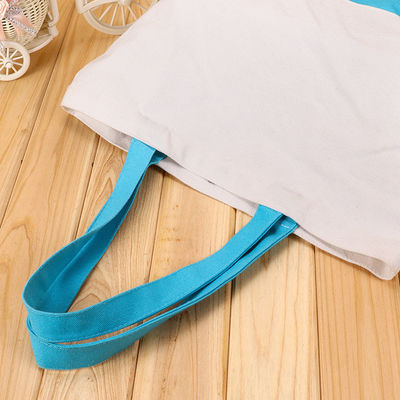 Logo personnalisé accepté Gros sac à glissière en coton pour les besoins commerciaux