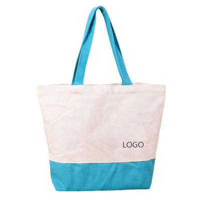 Logo personnalisé accepté Gros sac à glissière en coton pour les besoins commerciaux
