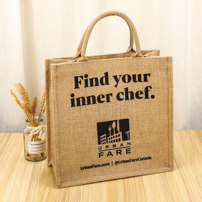 Sac à dos de jute en petite taille sur mesure pour les achats Couleur personnalisée et OEM / ODM acceptable