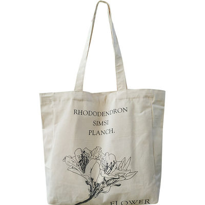 Sac de magasinage en toile de couleur personnalisé avec personnalisation de motifs imprimés