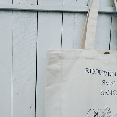 Sac de magasinage en toile de couleur personnalisé avec personnalisation de motifs imprimés