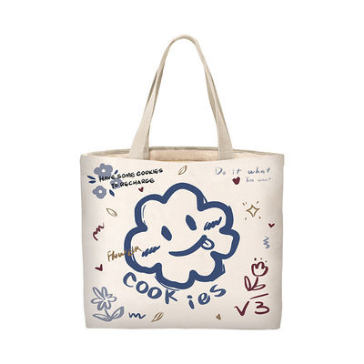 Le dernier modèle de mode personnalisé Logo coton sac à dos avec fermeture à glissière promotion